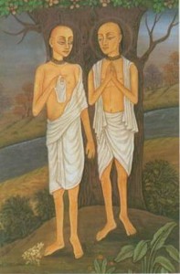 Sanatana and Rupa Goswami. The dearmost associates of Sri Chaitanya Mahaprabhu.