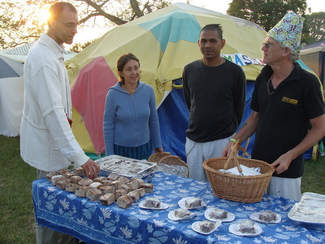 The cake table turned into another successful fund-raising venture.