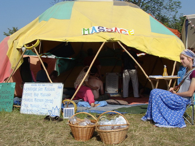 Day after day for five days, all the devotees endeavour to give their healing services for 9 hours a day or more.