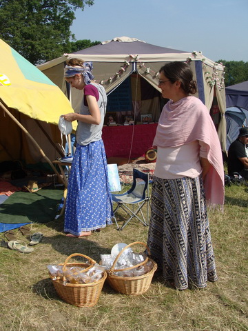 And they have enough enthusiasm to go around the festival to sell cakes afterwards...